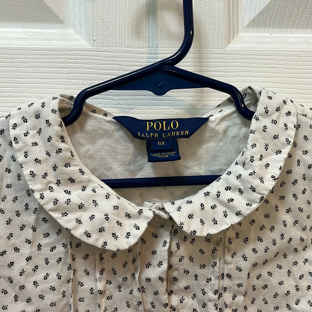 Polo Ralph Lauren size 6X preppy, prairie dress - Picture 4 of 13